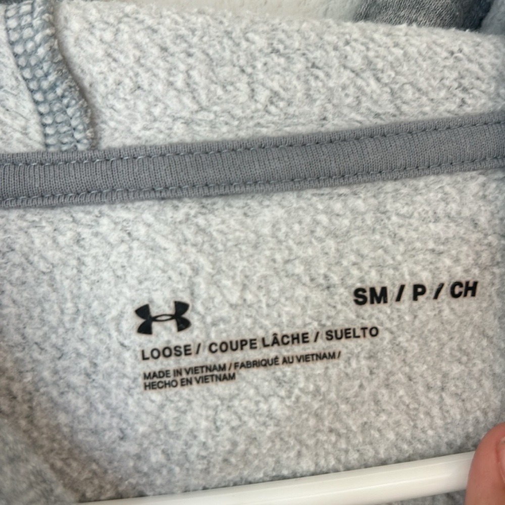 Under Armour Grey Hoodie Loose - Picture 9 of 10